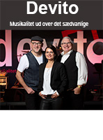 Devito som trio med sangerinde består af Jann Guldhammer, Kim Karmark og Luise Hviid
